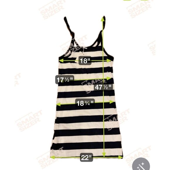 Zara Join Life Womens Striped Dress L Black White Bold Casual Sleeveless Cotton - Picture 6 of 6
